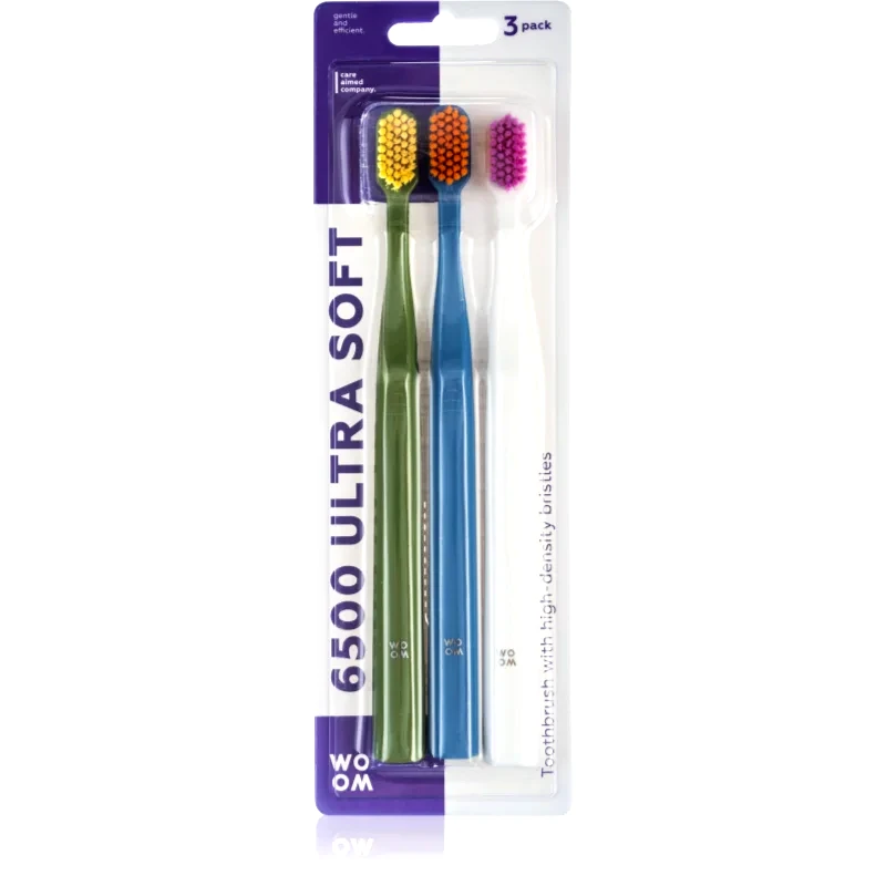 WOOM WOOM Toothbrush 6500 Ultra Soft οδοντόβουρτσες 3 τμχ