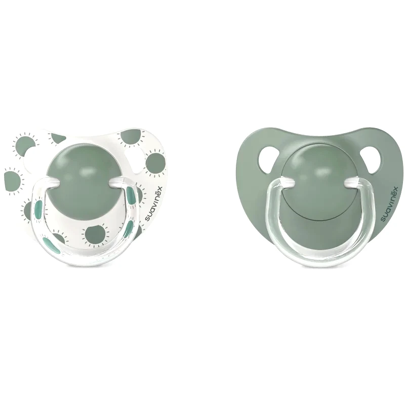 Suavinex Suavinex Walk Anatomical 18 m+ πιπίλα Green 2 τμχ