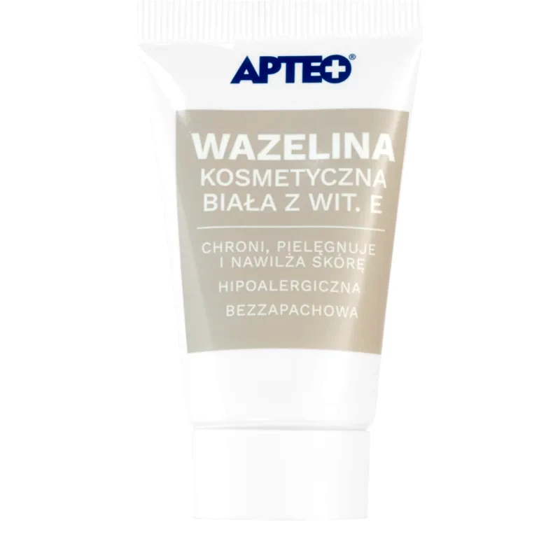 Apteo Apteo White cosmetic Vaseline witt vit. E βαζελίνη για ξηρό δέρμα 20 γρ