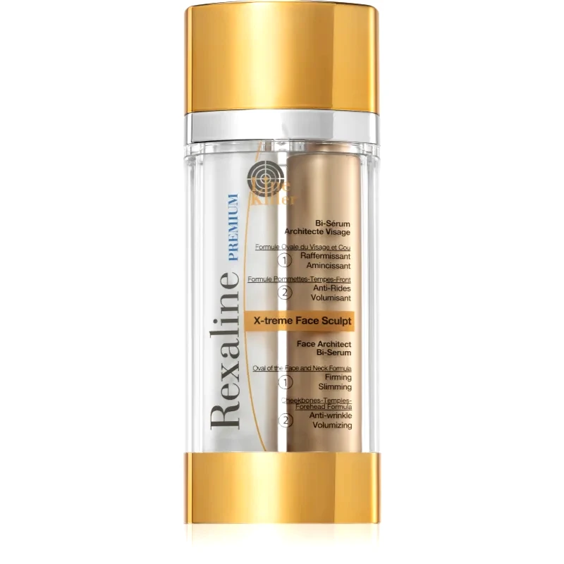 Rexaline Rexaline Premium Line-Killer X-Treme Face Sculpt διπλός ορός με αντιρυτιδικά αποτέλεσματα 2x15 ml