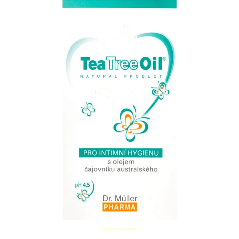 Dr. Müller Dr. Müller Tea Tree Oil For intimate hygiene τζελ προσωπικής υγιεινής με εκχύλισμα τσαγιού 200 ml