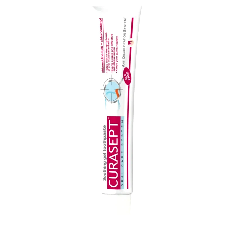 Curasept Curasept ADS Soothing καταπραϋντική οδοντόκρεμα με υφή τζέλ 75 ml