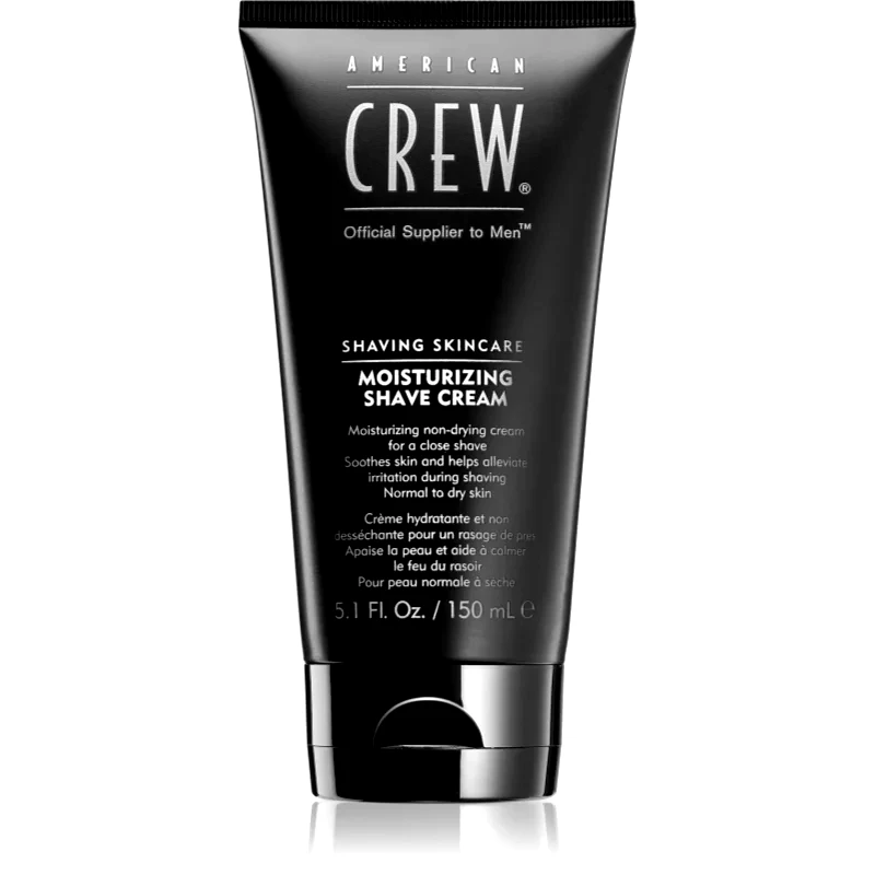 American Crew American Crew Shave & Beard Moisturizing Shave Cream ενυδατική κρέμα για ξύρισμα για κανονική και ξηρή επιδερμίδα 150 ml