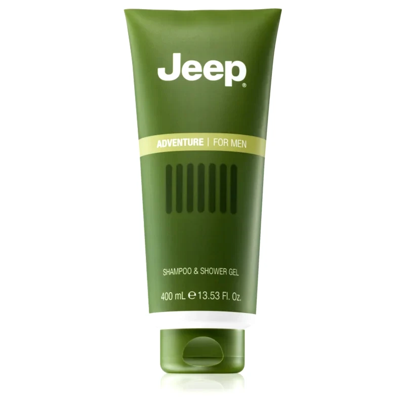 Jeep Jeep Adventure σαμπουάν και αφρόλουτρο 2 σε 1 για άντρες 400 ml