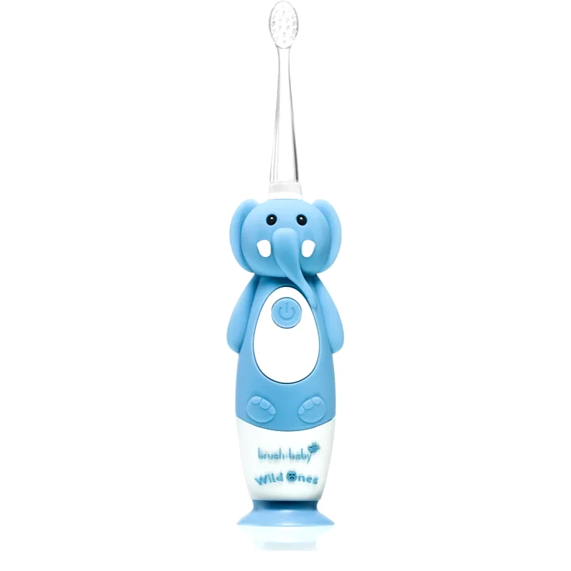 Brush Baby Brush Baby WildOnes WildOne ηλεκτρική οδοντόβουρτσα +2 κεφαλές αντικατάστασης για παιδιά Elephant 1 τμχ