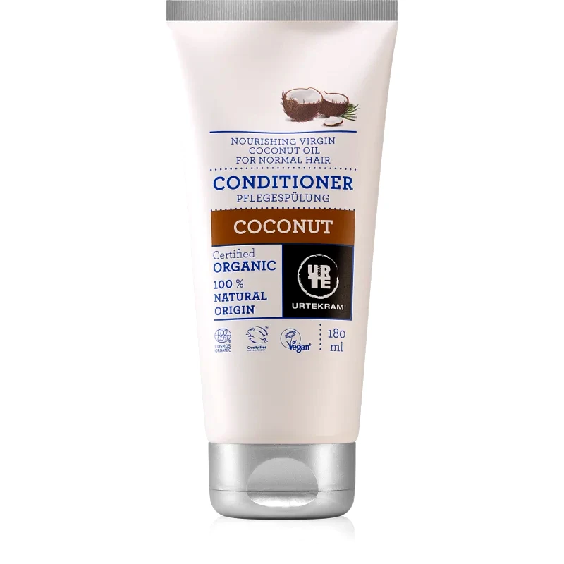 Urtekram Urtekram Coconut κοντίσιονερ με λάδι καρύδας για θρέψη και ενυδάτωση 180 ml