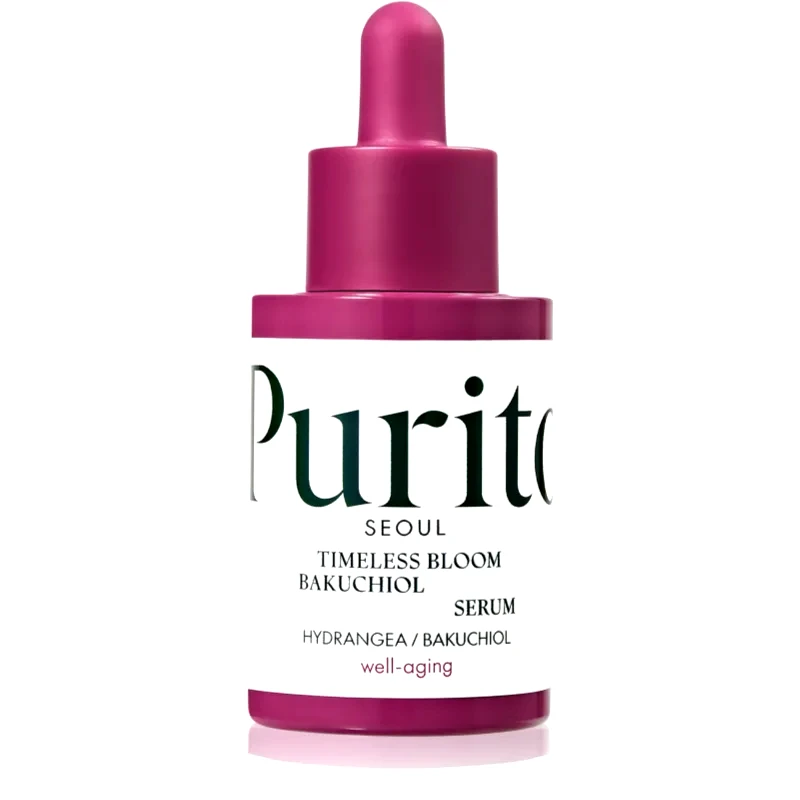 Purito Purito Timeless Bloom Bakuchiol Serum εντατικά αναζωογονητικός ορός για την αποκατάσταση της σφριγηλότητας του δέρματος 30 ml