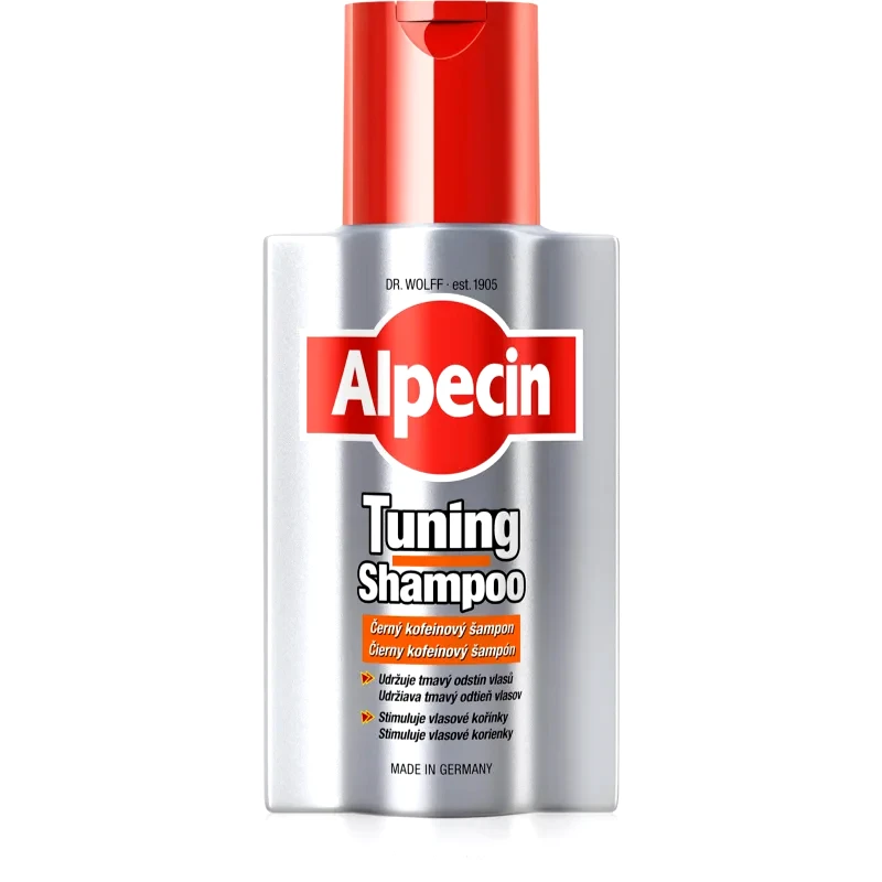 Alpecin Alpecin Tuning Shampoo σαμπουάν με χρώμα για πρώτα γκρίζα μαλλιά 200 ml