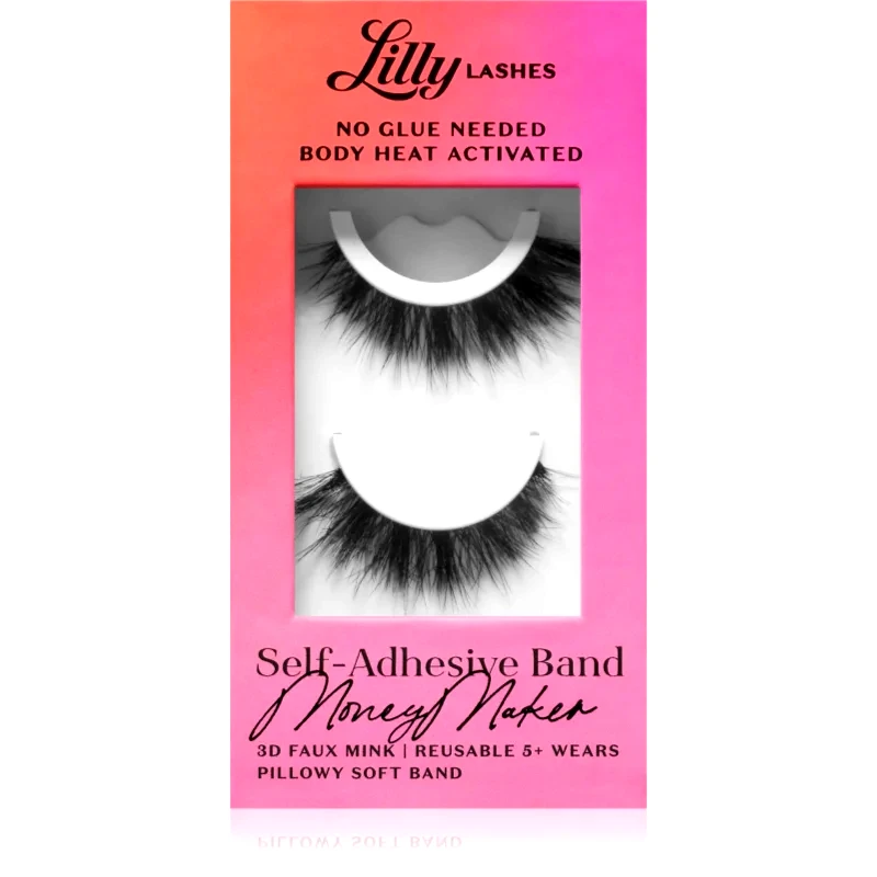 Lilly Lashes Lilly Lashes Self-Adhesive Band τεχνητές βλεφαρίδες τύπος MoneyMaker 2 τμχ