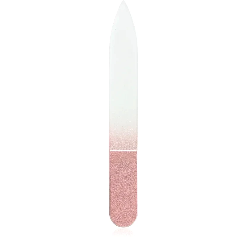 Crystal Bohemia Crystal Bohemia File´n Shine Pink γυάλινη λίμα για τα νύχια 1 τμχ