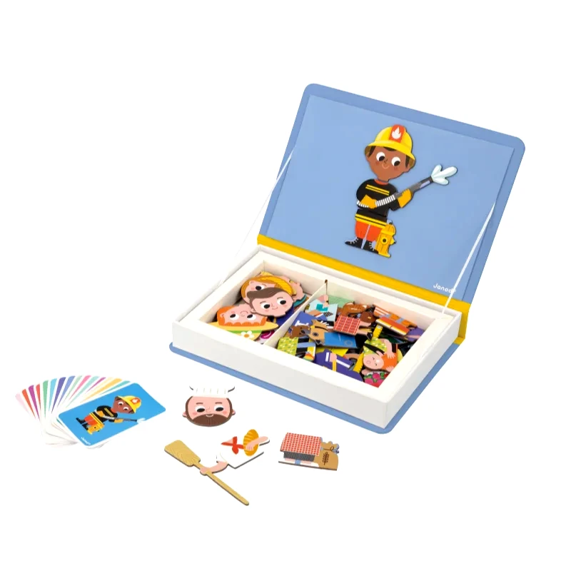 Janod Janod Magnetibook Jobs μαγνητικό παζλ 3 y+ 1 τμχ