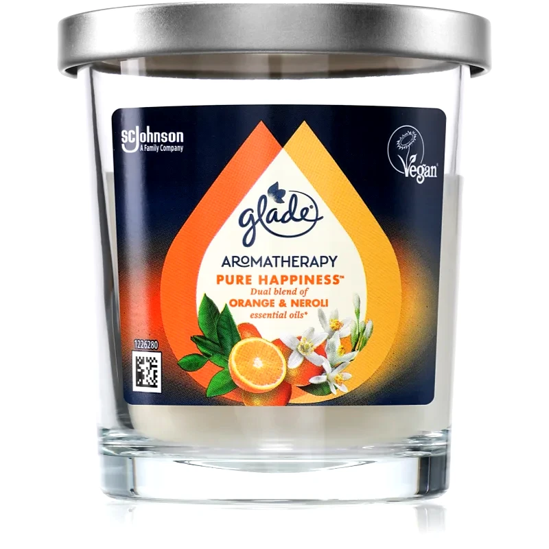 Glade GLADE Aromatherapy Pure Happiness αρωματικό κερί 170 γρ