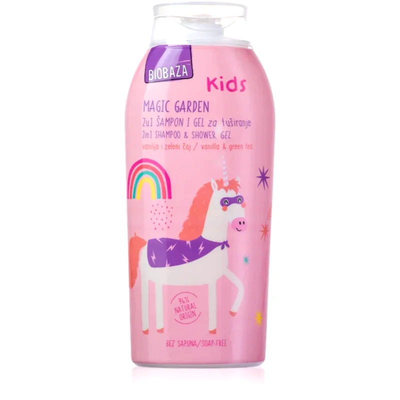 BIOBAZA BIOBAZA Magic Garden τζελ για ντους για σώμα και μαλλιά για παιδιά 250 ml