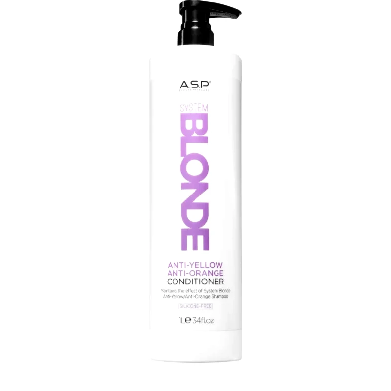 ASP ASP System Blonde Anti-Yellow κοντίσιονερ για ξανθά και γκρίζα μαλλιά 1000 ml