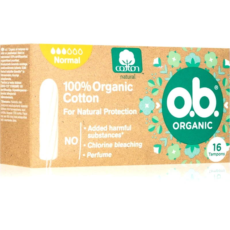 o.b. o.b. Organic Normal ταμπόν 16 τμχ