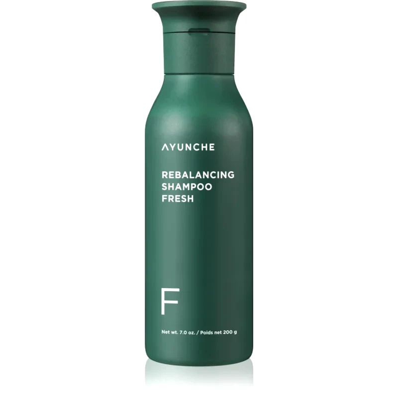 AYUNCHE AYUNCHE Rebalancing Shampoo Fresh σαμπουάν κατά της αραιώσης των μαλλιών και τριχόπτωσης με αναζωογονητική δράση 200 γρ