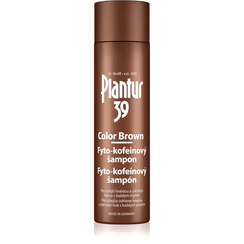 Plantur Plantur 39 Color Brown σαμπουάν καφεϊνης για καφέ αποχρώσεις μαλλιών 250 ml