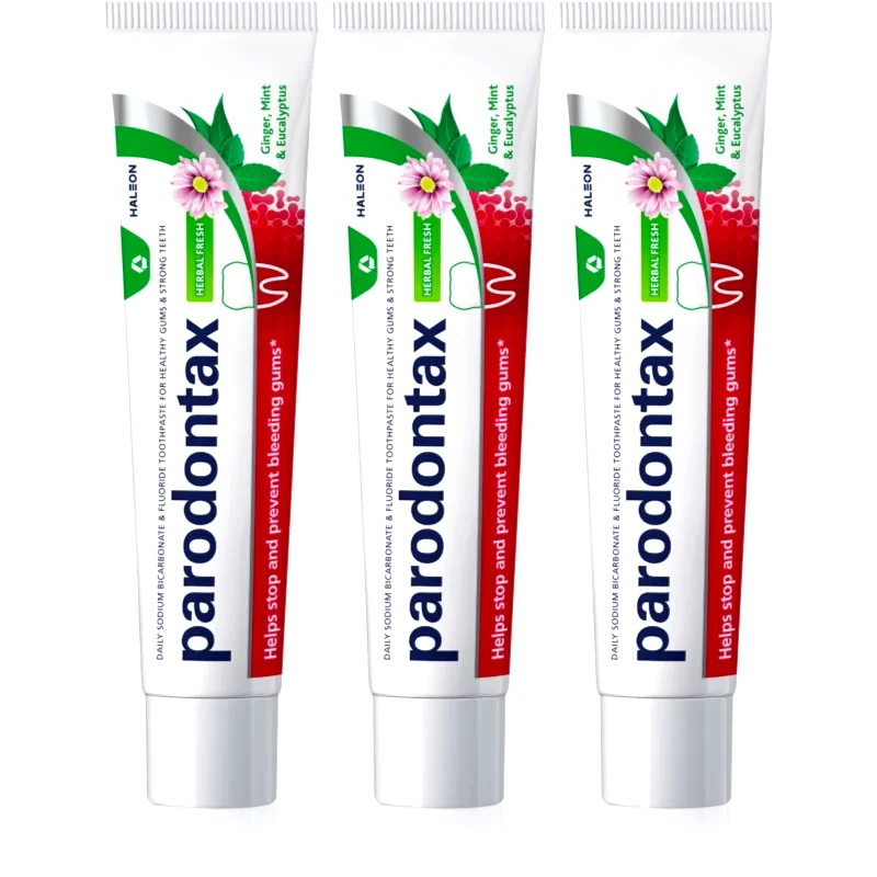 Parodontax Parodontax Herbal Fresh οδοντόκρεμα κατά της αιμορραγίας των ούλων 3x75 ml