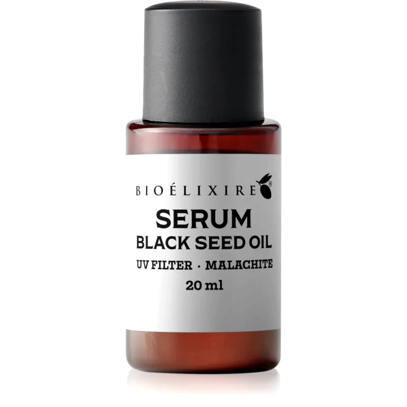 Bioélixire Bioélixire Serum Black Seed Oil ορός για κατεστραμμένα και εύθραυστα μαλλιά με φίλτρο UV 20 ml