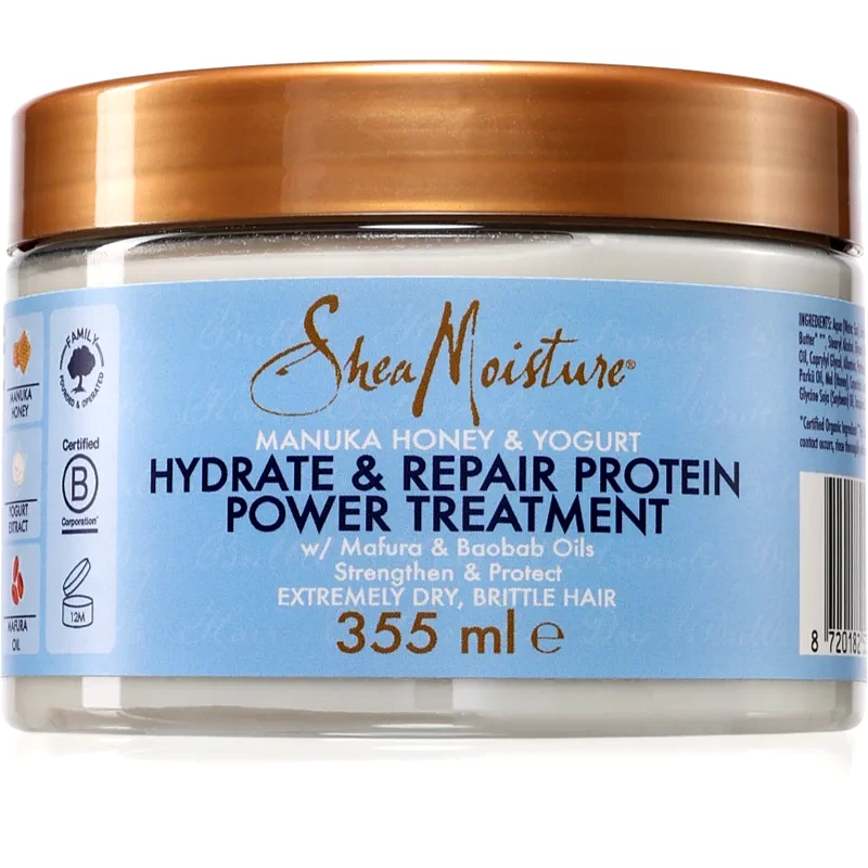 Shea Moisture Shea Moisture Manuka Honey & Yogurt Masque ενυδατική μάσκα για τα μαλλιά με πρωτεϊνες 355 ml