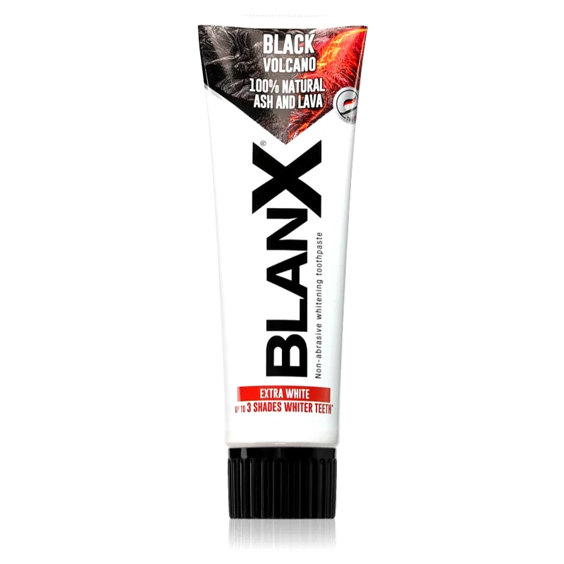 BlanX BlanX Black Volcano λευκαντική οδοντόκρεμα 75 τμχ