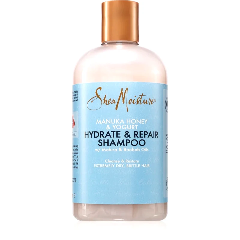 Shea Moisture Shea Moisture Manuka Honey & Yogurt Shampoo ενυδατικό σαμπουάν για ξηρά μαλλιά 384 ml