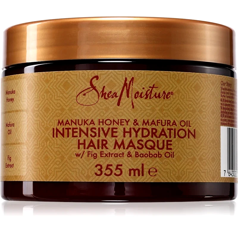 Shea Moisture Shea Moisture Manuka Honey & Mafura Oil εντατικά ενυδατική μάσκα για τα μαλλιά 355 ml