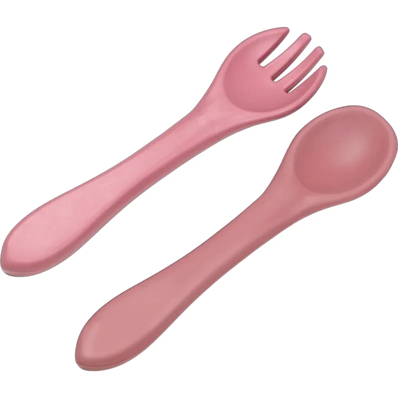 Tryco Tryco Cutlery μαχαιροπίρουνο για παιδιά Dusty Rose 2 τμχ