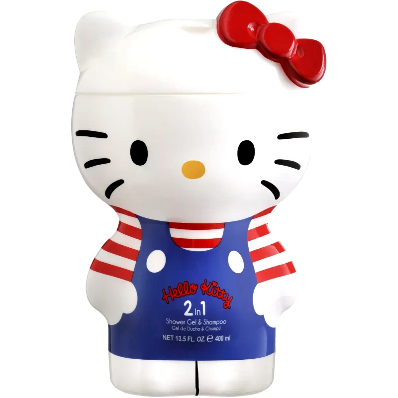 Hello Kitty Hello Kitty Shampoo and Shower Gel 2 in 1 τζελ για ντους και σαμπουάν 2 σε 1 για παιδιά 2D 400 ml