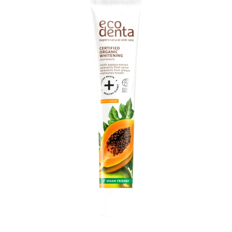 Ecodenta Ecodenta Certified Organic Whitening λευκαντική οδοντόκρεμα 75 ml
