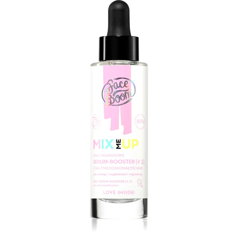 BodyBoom BodyBoom Mix Me Up Niacinamide Serum-Booster λαμπρυντικός ορός για επιδερμίδα με ατέλειες 30 ml