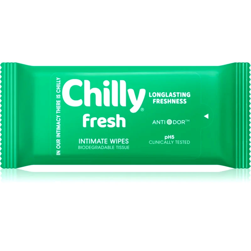 Chilly Chilly Fresh μαντηλάκια για προσωπική υγιεινή 12 τμχ