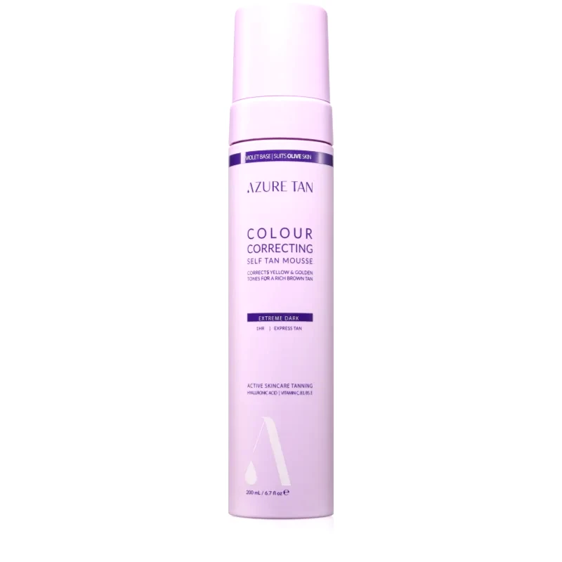 Azure Tan Azure Tan Violet Base αφρός αυτομαυρίσματος για το σώμα απόχρωση Extreme Dark 200 ml