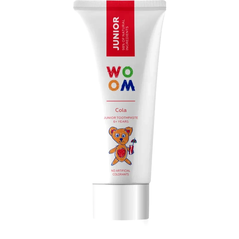 WOOM WOOM Junior Cola παιδική οδοντόκρεμα 50 μλ