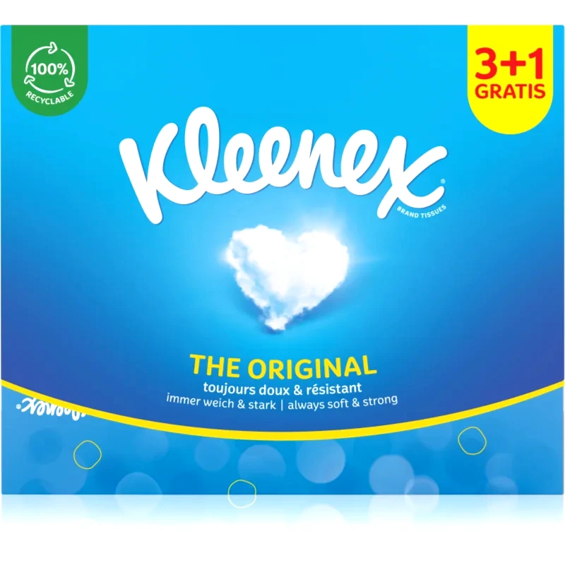Kleenex Kleenex Original Box χαρτομάντηλα 3+1 72 τμχ