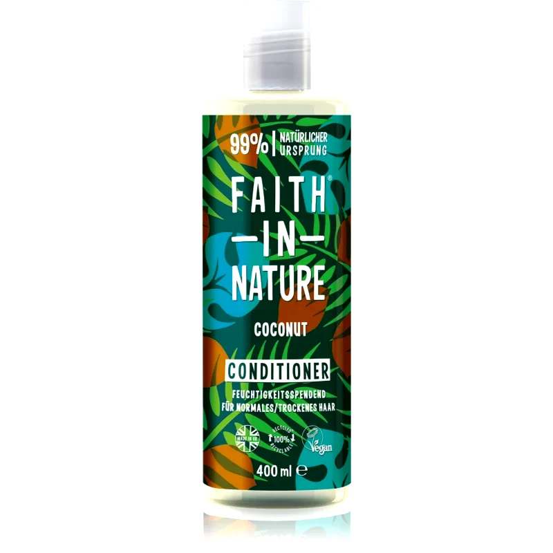 Faith In Nature Faith In Nature Coconut ενυδατικό μαλακτικό για κανονικά έως ξηρά μαλλιά 400 ml