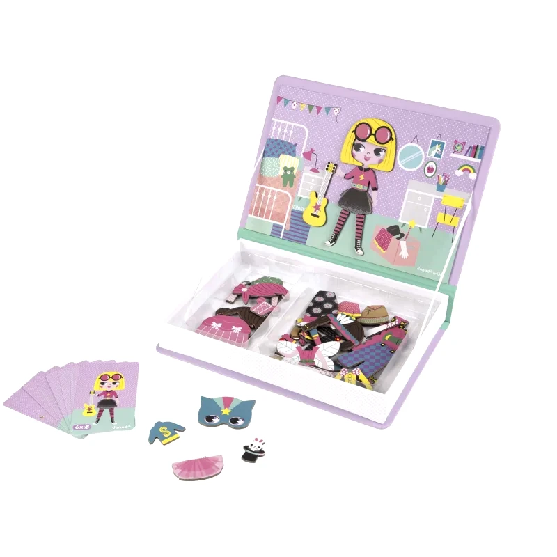 Janod Janod Magnetibook Costumes μαγνητικό παζλ 3 y+ 1 τμχ