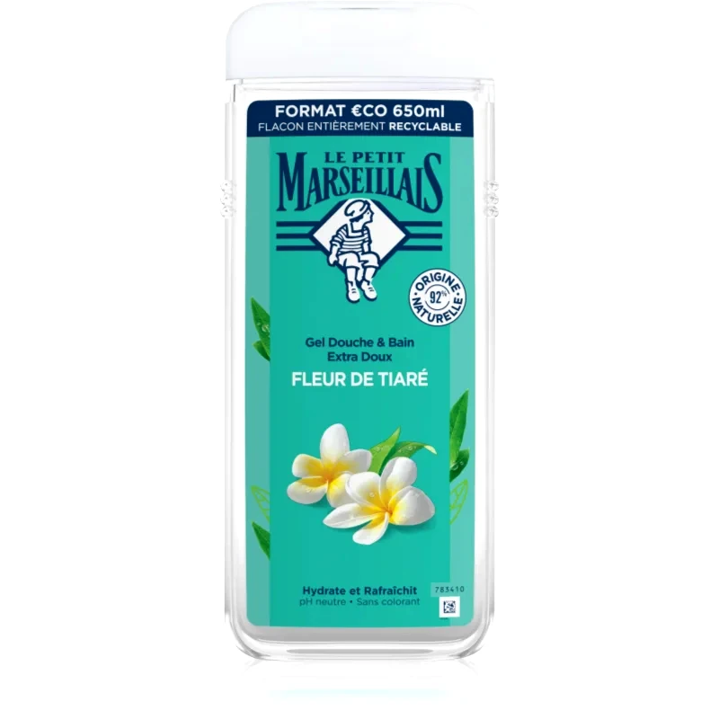 Le Petit Marseillais Le Petit Marseillais Tiaré Flower απαλό τζελ για ντους 650 ml