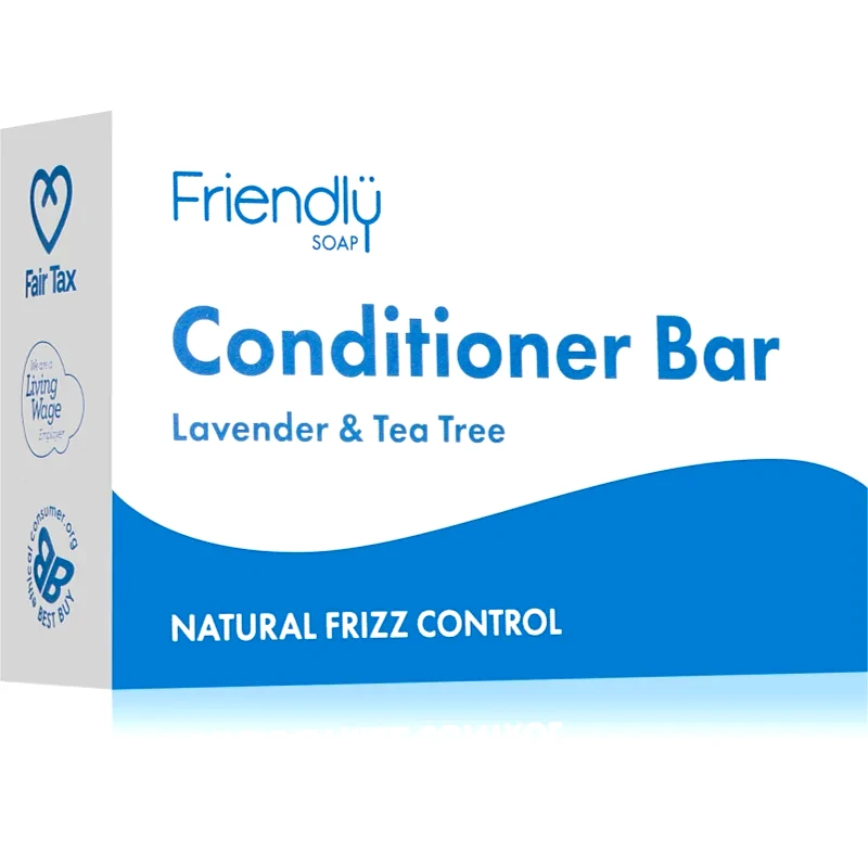 Friendly Soap Friendly Soap Conditioner Bar Lavender & Tea Tree φυσικό κοντίσιονερ για τα μαλλιά 95 γρ