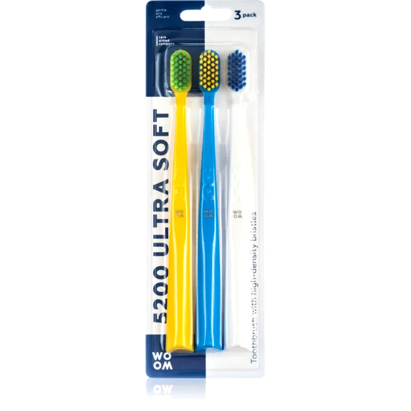 WOOM WOOM Toothbrush 5200 Ultra Soft οδοντόβουρτσες 3 τμχ