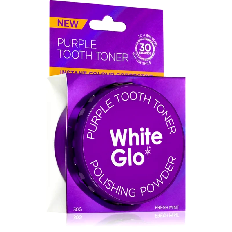 White Glo White Glo Purple Tooth Toner Powder λευκαντική οδοντική πούδρα 30 γρ