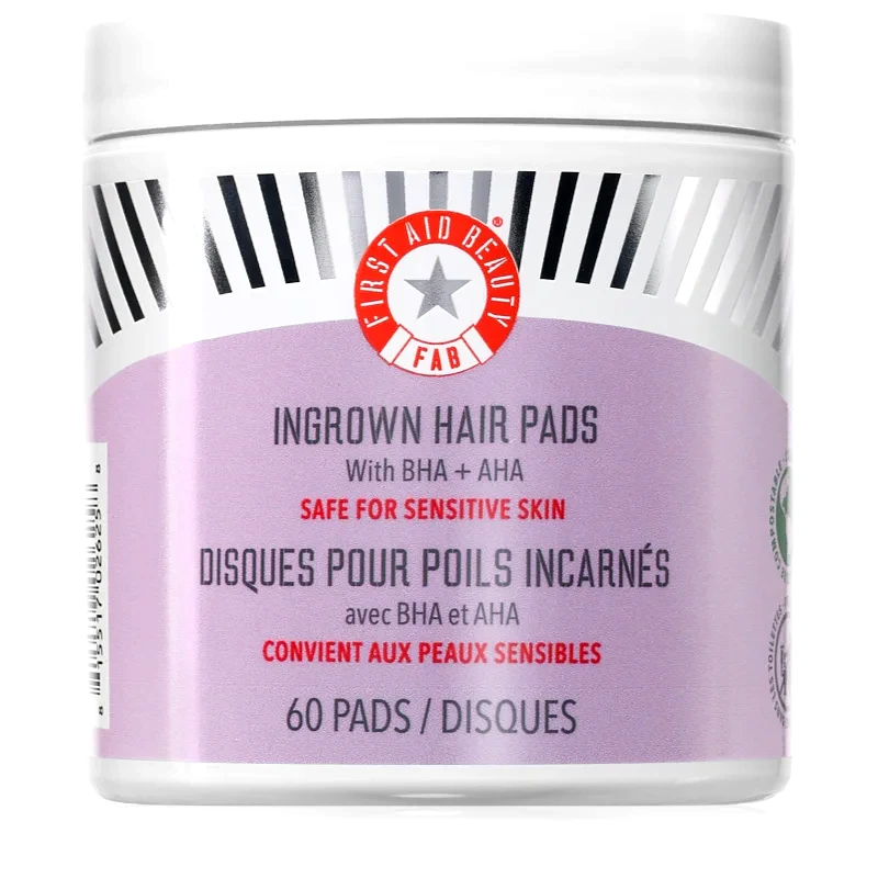 First Aid Beauty First Aid Beauty Ingrown Hair Pads απολεπιστικά επιθέματα για τρίχες που αναπτύσσονται προς τα μέσα 60 τμχ