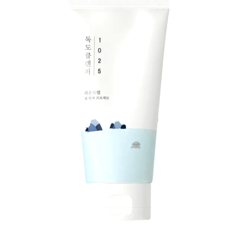 ROUND LAB ROUND LAB 1025 Dokdo Cleanser καθαριστική αφρώδης κρέμα για ευαίσθητη και ξηρή επιδερμίδα 150 ml
