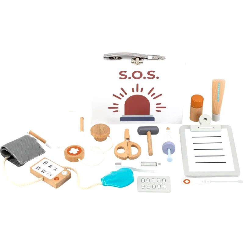 Tryco Tryco Wooden Doctor Set παιχνίδι από ξύλο 36m+ 1 τμχ