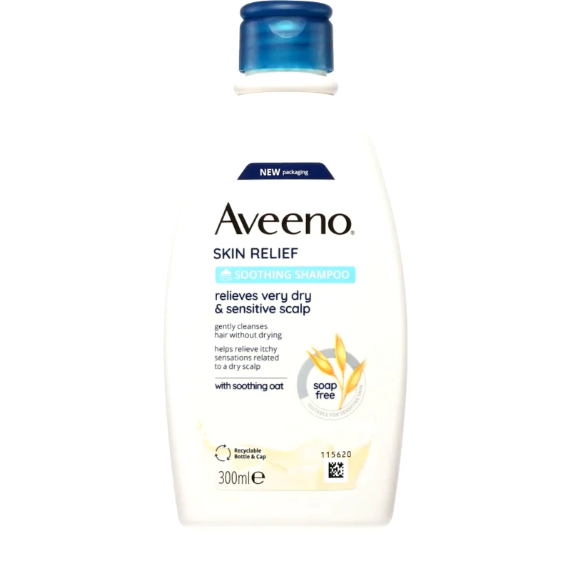 Aveeno Aveeno Skin Relief καταπραϋντικό σαμπουάν για ξηρό και ευαίσθητο δέρμα της κεφλής 300 ml