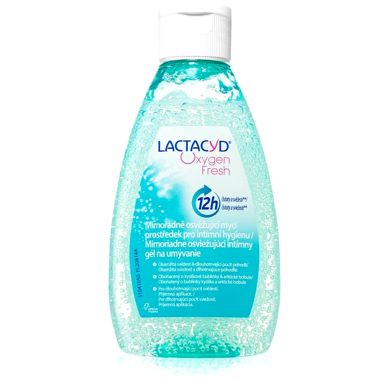 Lactacyd Oxygen Fresh δροσιστικό καθαριστικό τζελ για προσωπική υγεινή 200 ml φωτογραφία