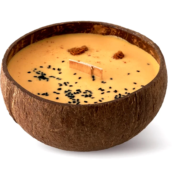 Tropicandle Tropicandle Vanilla & Caramel αρωματικό κερί με ξύλινο φιτίλι 350 ml