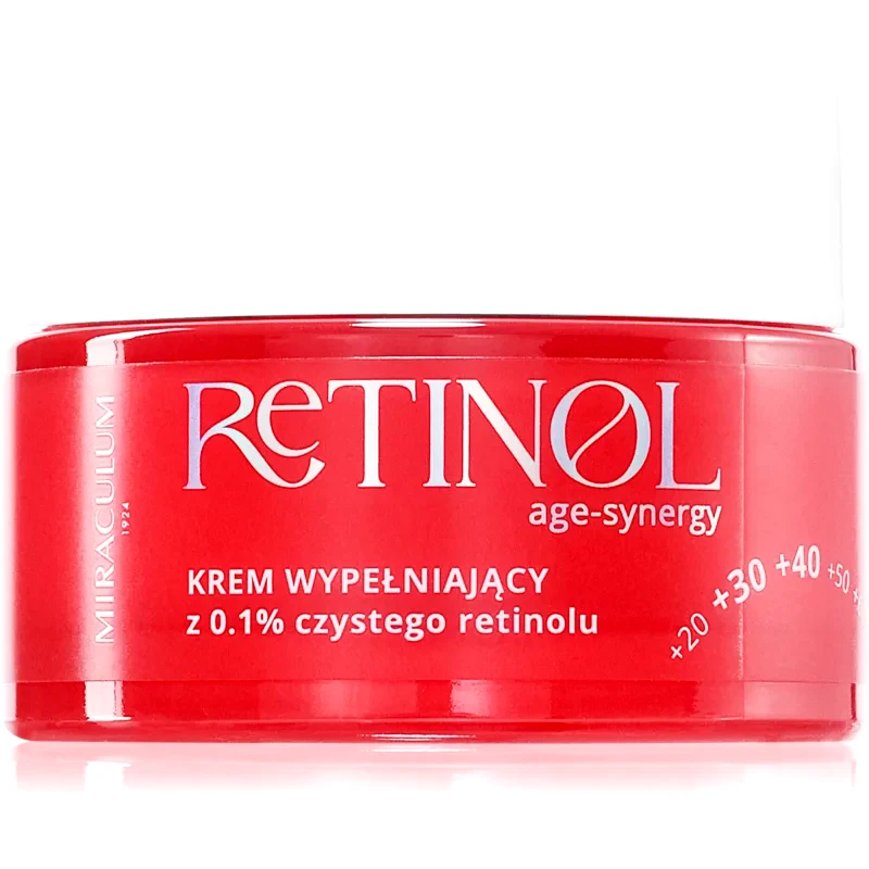 Miraculum Miraculum AGE-SYNERGY RETINOL 0.1% ενεργή κρέμα νύχτας για μείωση των στιγμάτων με ρετινόλη 50 ml