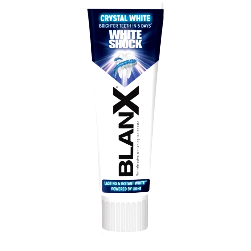 BlanX BlanX White Shock Instant White λευκαντική οδοντόκρεμα 75 ml