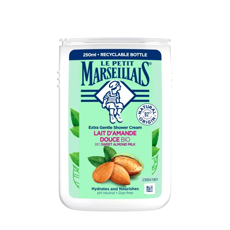 Le Petit Marseillais Le Petit Marseillais Sweet Almond Milk BIO κρεμώδες τζελ για ντους 250 ml